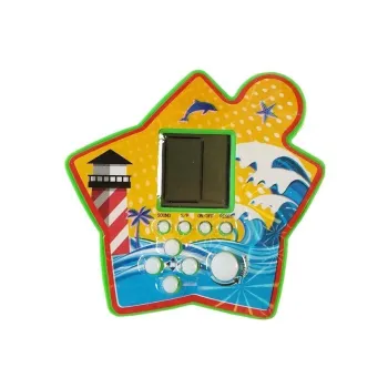 Zielona kieszonkowa Tetris – edukacyjna zabawka dla dzieci od 3 lat