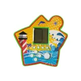 Zielona kieszonkowa Tetris – edukacyjna zabawka dla dzieci od 3 lat