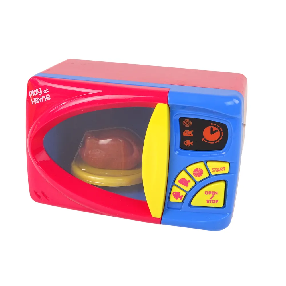 Plastikowa kuchenka mikrofalowa z efektem dźwiękowym i świetlnym