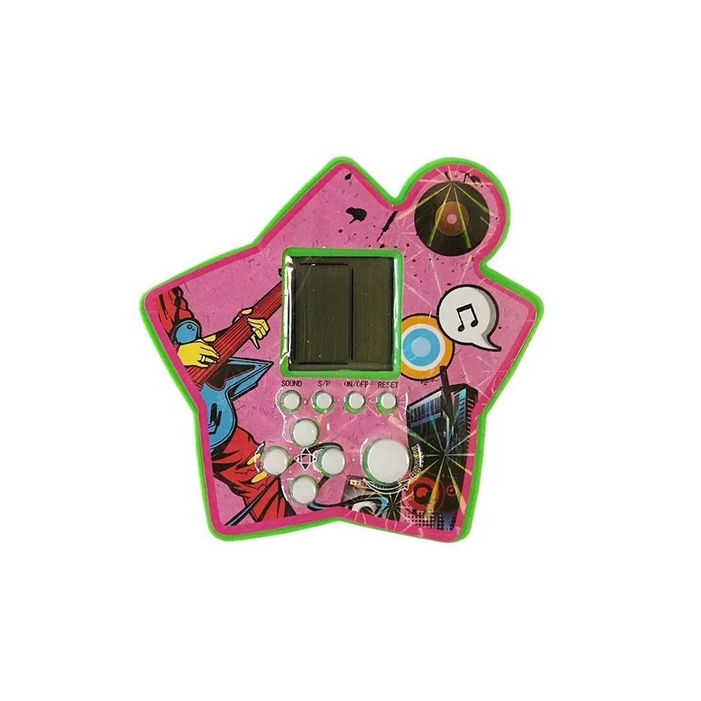 Kieszonkowy Tetris do ćwiczenia logicznego myślenia, zabawka retro