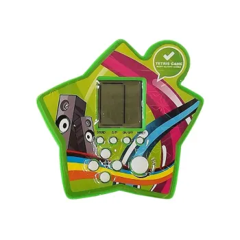 Kultowa gra Tetris w zielonej wersji dla dzieci, wygodna i lekka zabawka