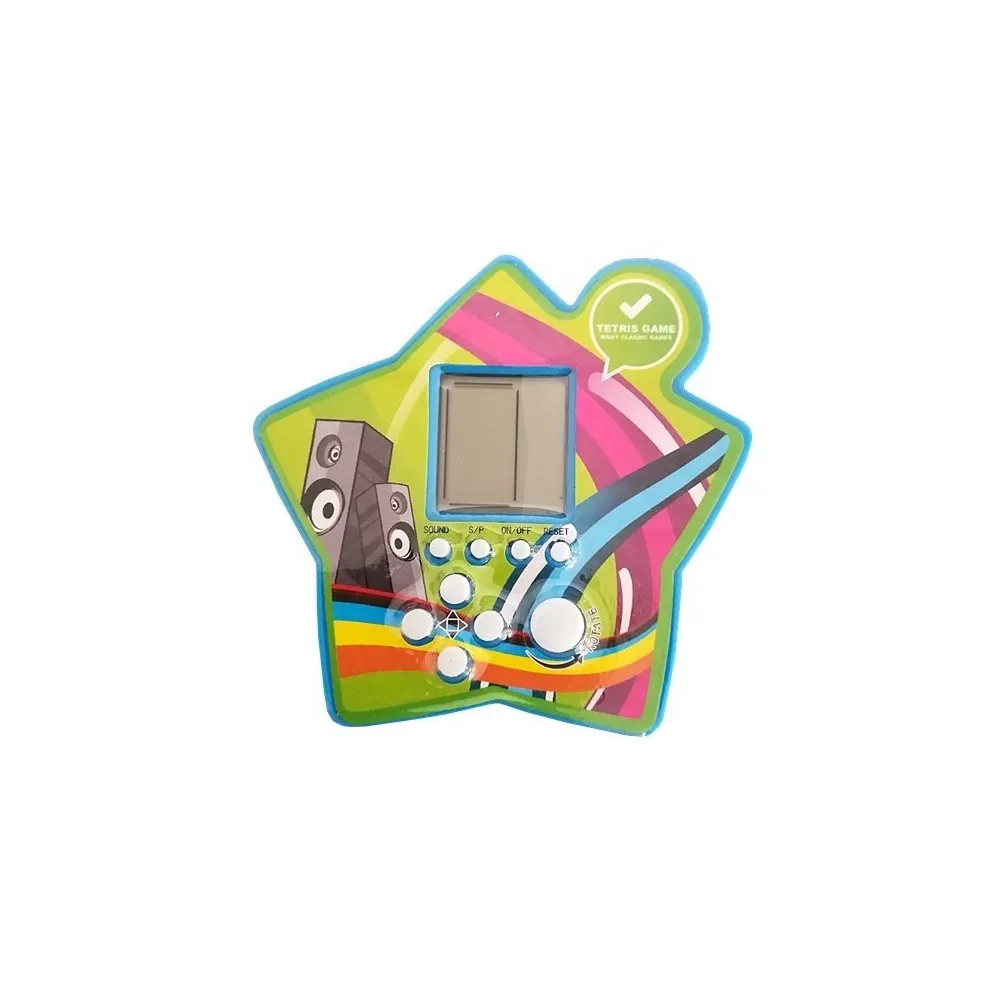 Tetris Gwiazdka – idealna gra podróżna w niebieskim kolorze
