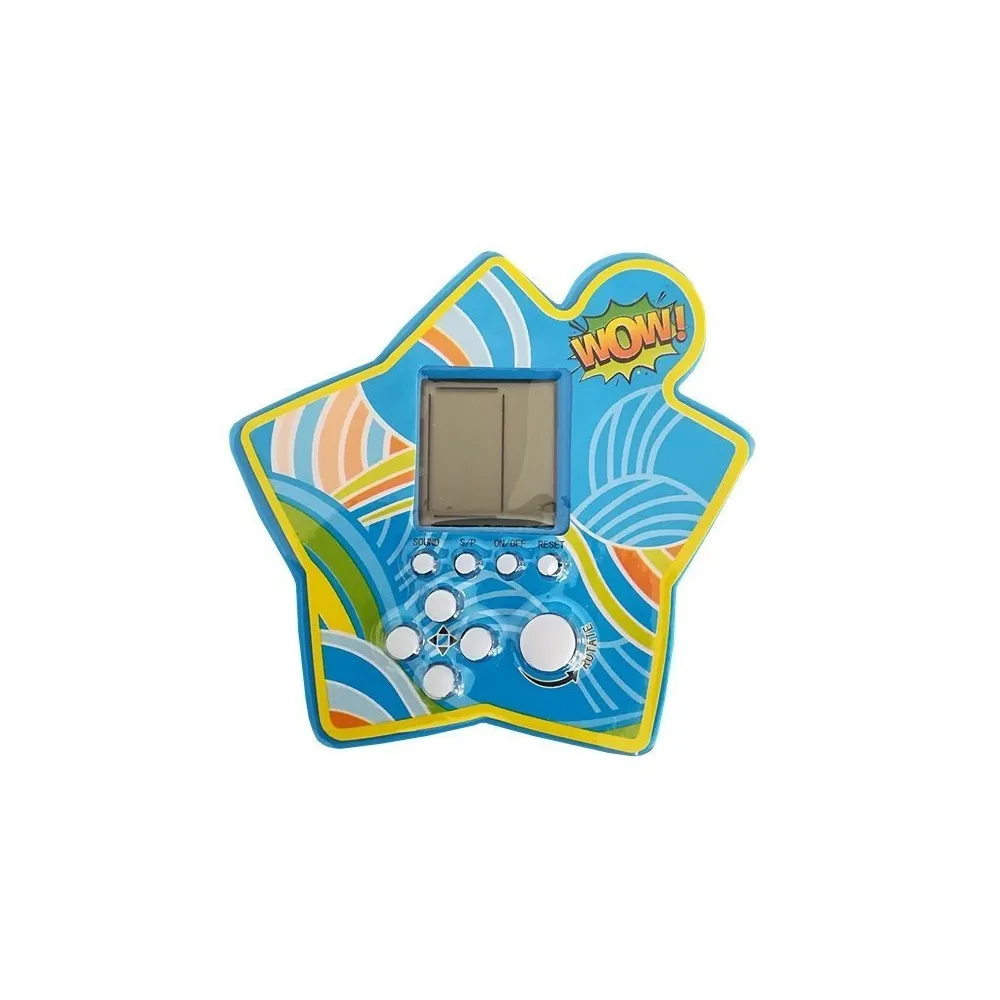 Gra edukacyjna Tetris w wygodnej, mobilnej, niebieskiej obudowie