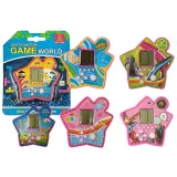 kieszonkowa gra elektroniczna Tetris w różowej obudowie gwiazdki