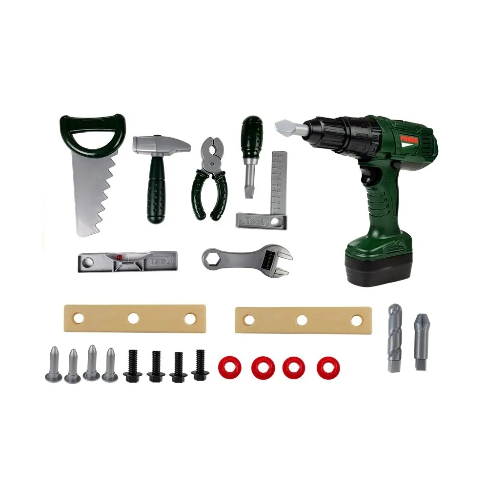 Kompletny zestaw narzędzi w plecaku dla małego majsterkowicza