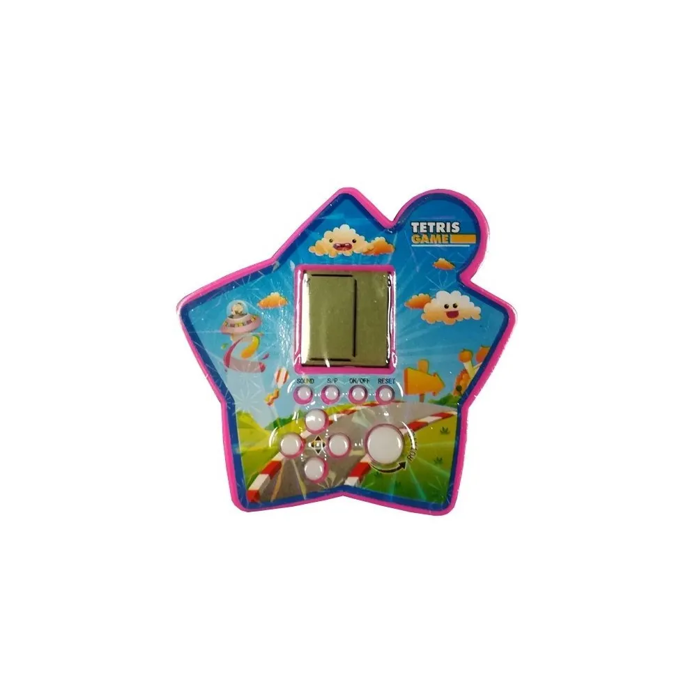 gra elektroniczna Tetris z polskim menu i ergonomicznymi przyciskami