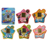 Gra kieszonkowa Tetris w kształcie gwiazdy, kolor pomarańczowy