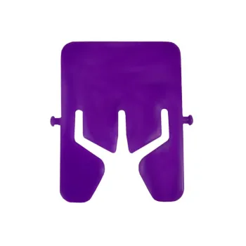 Fioletowy rozdzielacz i grzebień do wygodnej stylizacji włosów dzieci