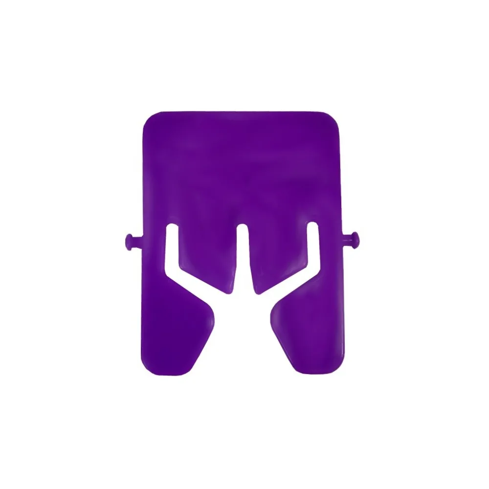 Fioletowy rozdzielacz i grzebień do wygodnej stylizacji włosów dzieci