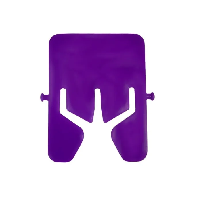 Fioletowy rozdzielacz i grzebień do wygodnej stylizacji włosów dzieci