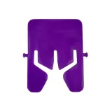 Fioletowy rozdzielacz i grzebień do wygodnej stylizacji włosów dzieci