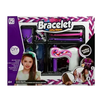 Zestaw kreatywny do zaplatania i ozdabiania włosów idealny na prezent