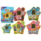 Kieszonkowa gra elektroniczna Brick Tetris w żółtym kolorze z LCD