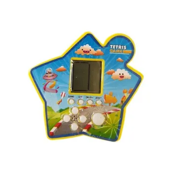 LCD Brick Tetris żółty – elektroniczna zabawka na refleks i logiczne myślenie