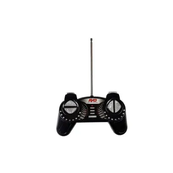 Czarna wersja auta policyjnego RC z zestawem do ładowania