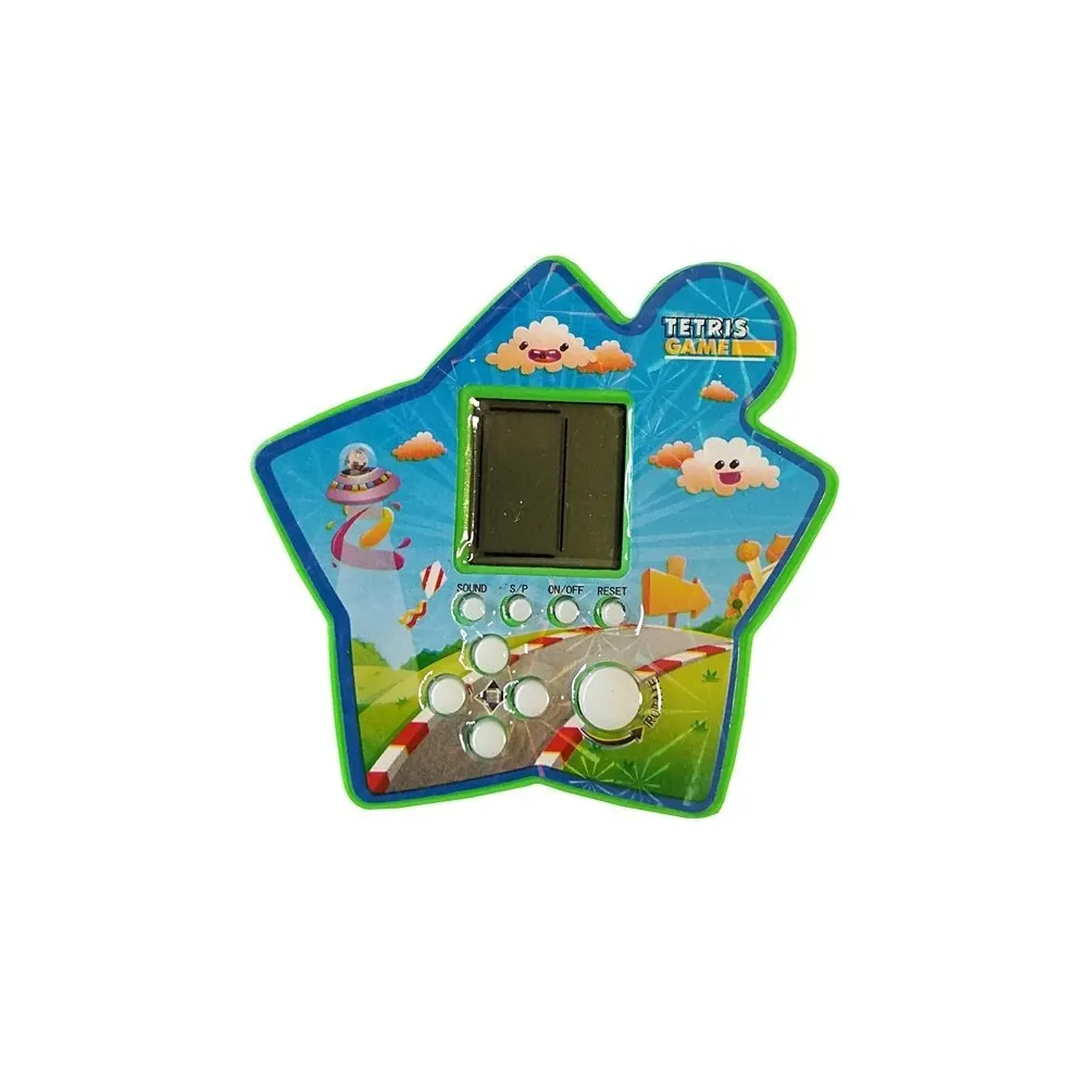 zielona gra tetris wyświetlacz i możliwość regulacji dźwięku