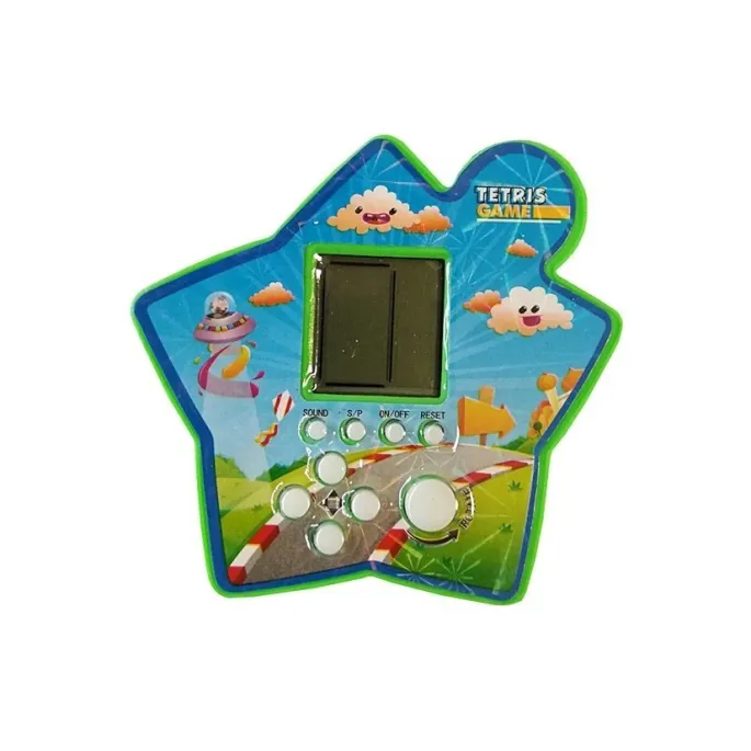 zielona gra tetris wyświetlacz i możliwość regulacji dźwięku