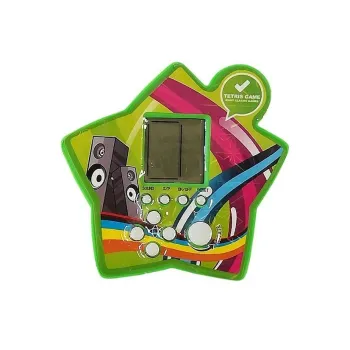 star shape tetris zabawka elektroniczna w odcieniu zieleni