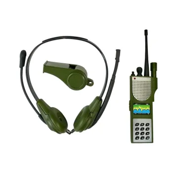 Gwizdek taktyczny zawarty w dziecięcym zestawie wojskowym