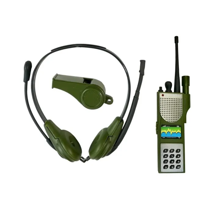 Gwizdek taktyczny zawarty w dziecięcym zestawie wojskowym