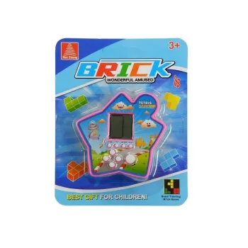 Gra Elektroniczna Kieszonkowa Tetris Gwiazdka Fioletowy