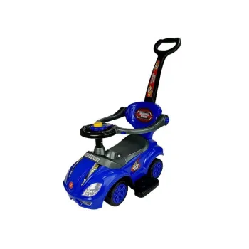 Bezpieczny pchacz dla najmłodszych w kolorze niebieskim