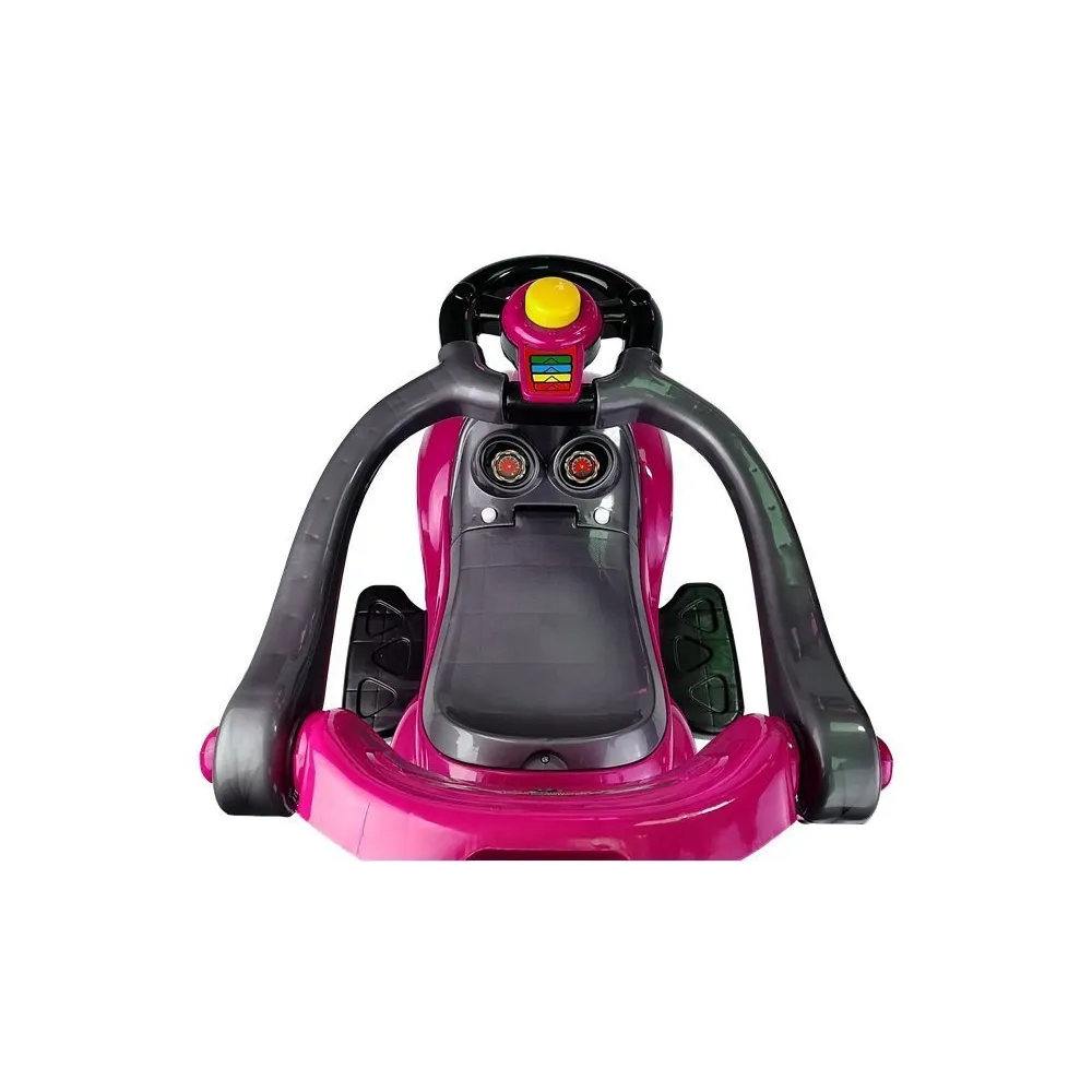 Jeździk z opływową konstrukcją bez ostrych krawędzi