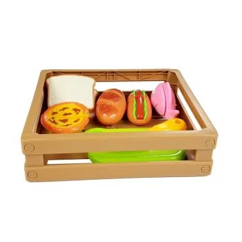 Bezpieczny zestaw fast food do krojenia dla małych kucharzy