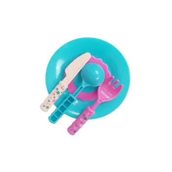 Różnorodne desery i ciasteczka z akcesoriami do kreatywnej zabawy