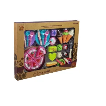 Kolorowe opakowanie Zestawu Słodyczy Desery Lody Ciasteczka Akcesoria