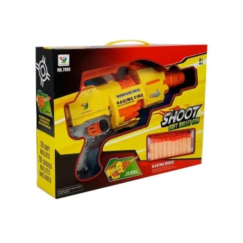 Zestaw do strzelania z karabinem, tarczą i 20 piankowymi nabojami dla dzieci