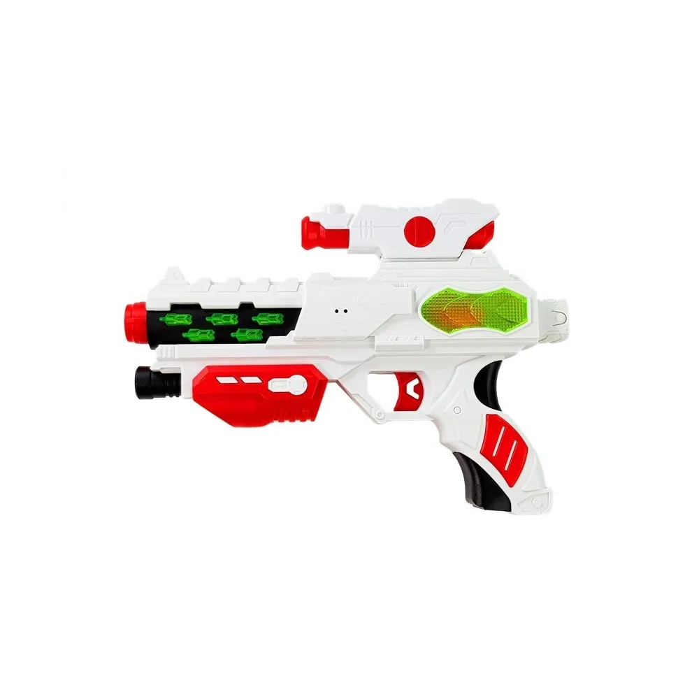 Świecący miecz i maska z zestawu do zabawy w kosmiczne przygody