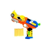 Bezpieczny pistolet z piankowymi strzałkami dla dzieci