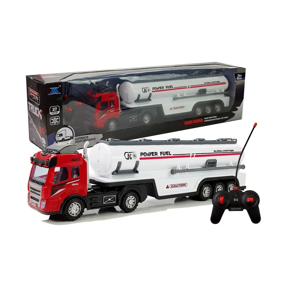 Zdalnie sterowana cysterna RC z efektami świetlnymi i dźwiękowymi dla dzieci