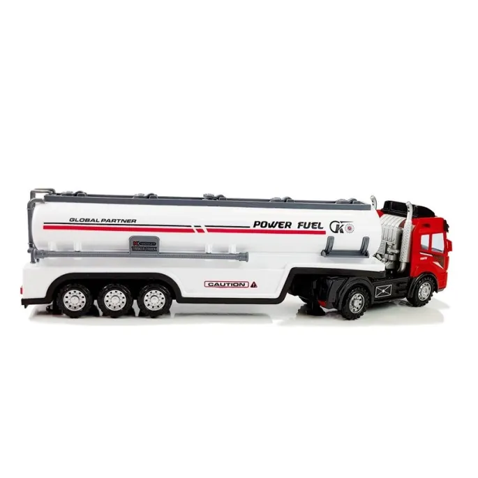 Solidnie wykonana cysterna R/C o długości 58 cm, dla dzieci powyżej 3 lat