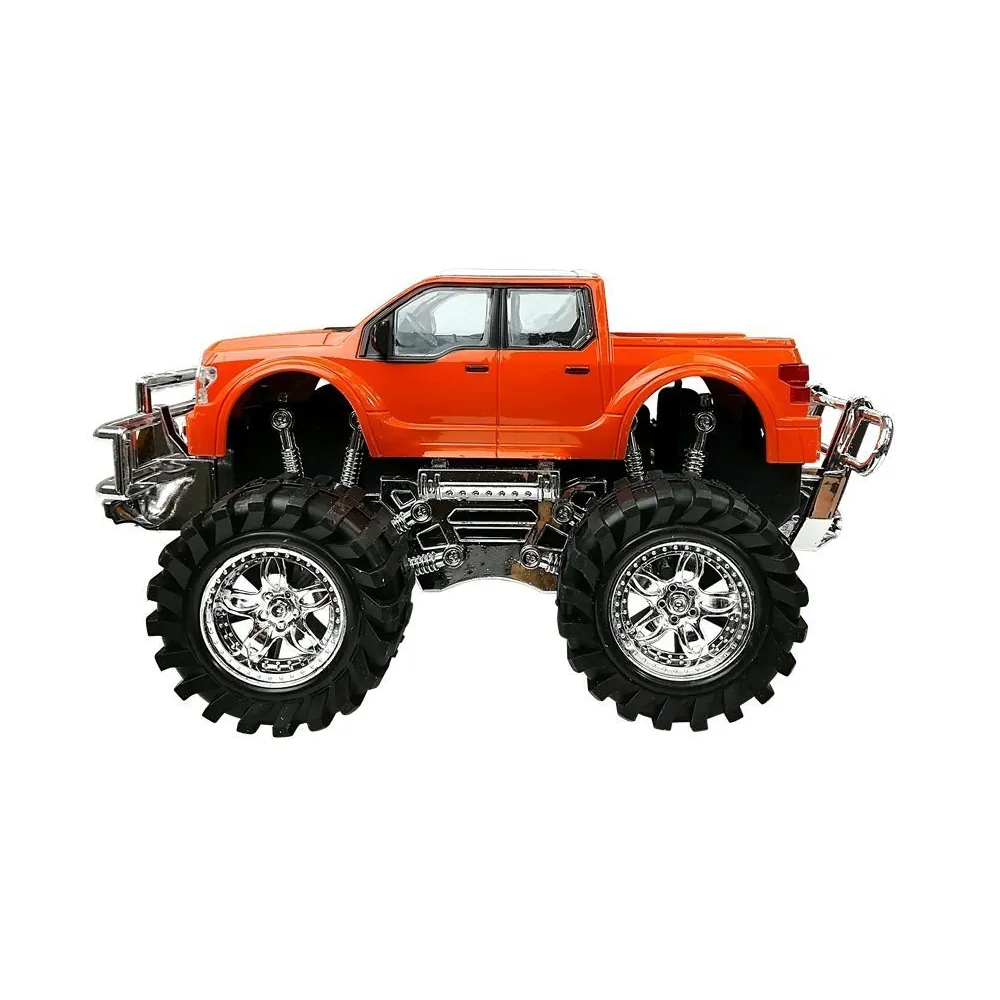 Pojazdy do zabawy na zewnątrz i w domu – monster truck i laweta