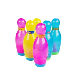 Gra Zręcznościowa Kręgle Dla Dzieci Brokatowa 6 Kręgli Kula