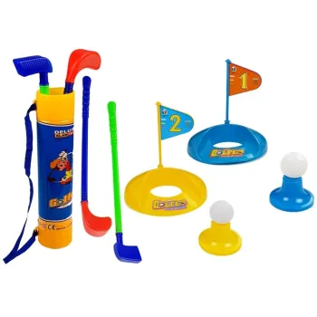 Kolorowy zestaw do gry w golfa dla dzieci z kijkami i piłeczkami