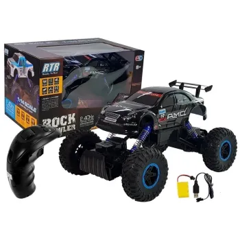 Niebieski samochód offroad RC do jazdy terenowej dla dzieci