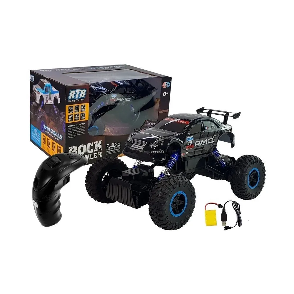Niebieski samochód offroad RC do jazdy terenowej dla dzieci