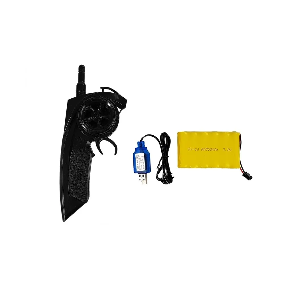 Detal miękkich kół sportowego autka RC w skali 1:10