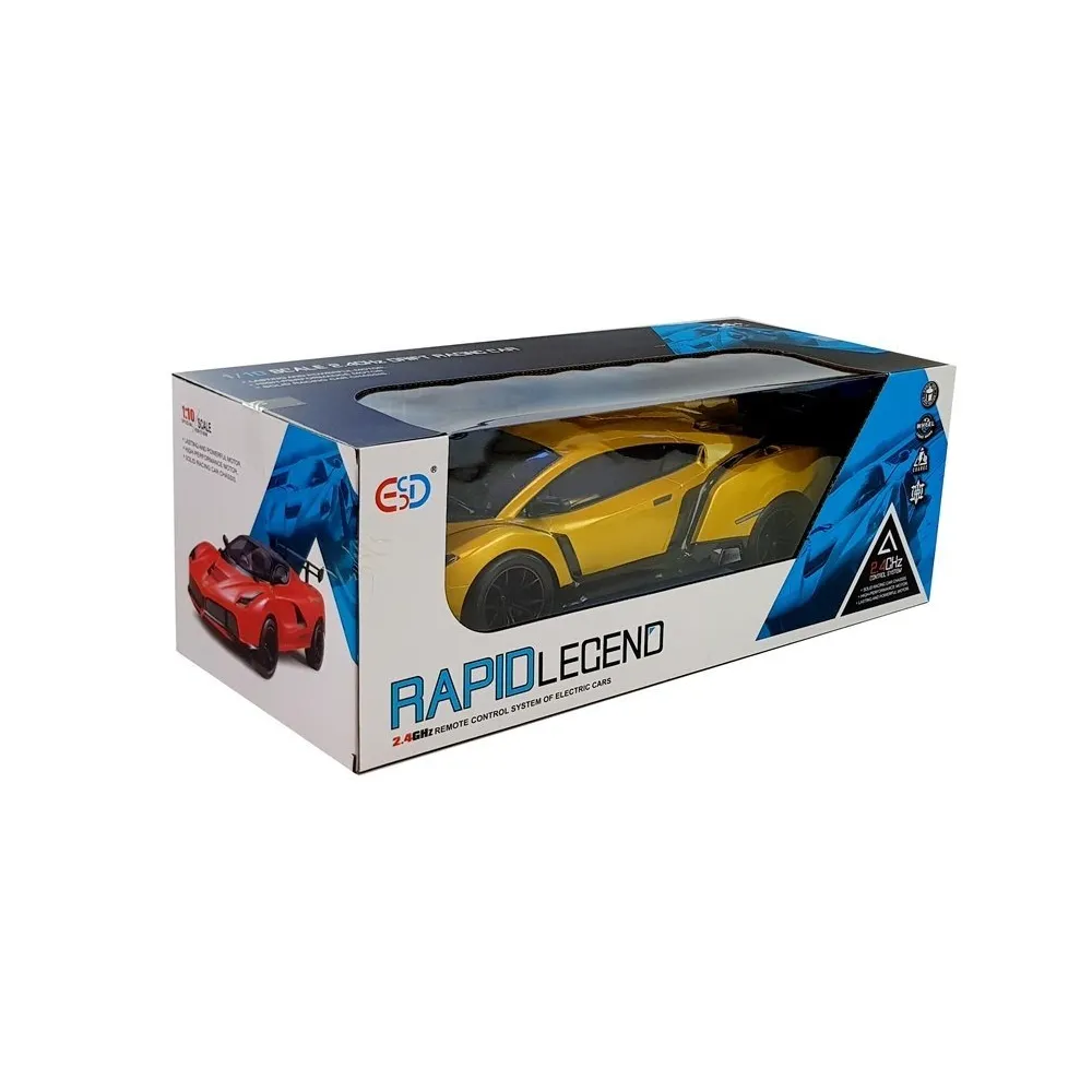 Pilot do złotego samochodu zdalnie sterowanego z wytrzymałą obudową