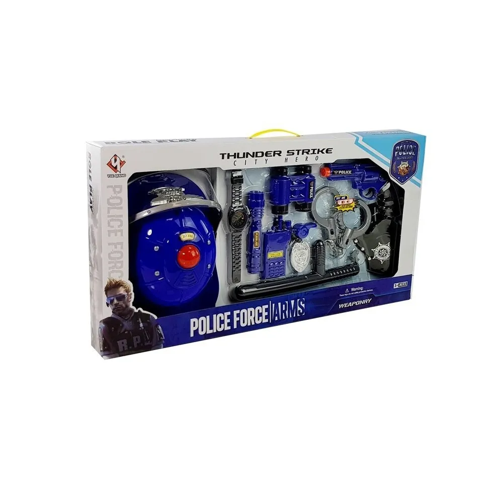 Zestaw policyjny do przebierania się i kreatywnej zabawy w policjanta