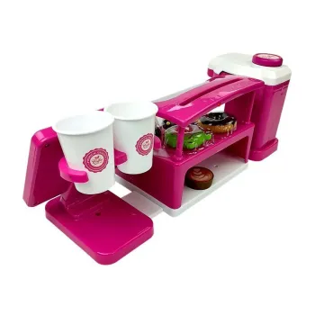 Zabawka ekspres do kawy z realistycznymi krążkami do odgrywania ról