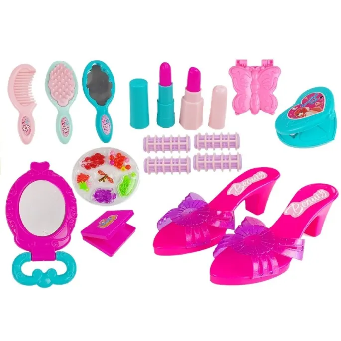 Zestaw do stylizacji włosów i tworzenia biżuterii dla dzieci z koralikami