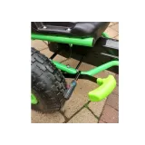 Ręczny hamulec w gokarcie na pompowanych kołach dla dzieci