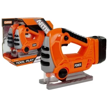 Zabawka wyrzynarka na baterie dla małego majsterkowicza