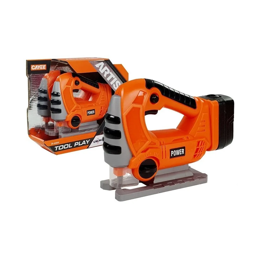 Zabawka wyrzynarka na baterie dla małego majsterkowicza