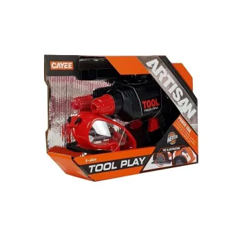 Dziecięcy zestaw narzędzi z ergonomiczną wiertarką i okularami