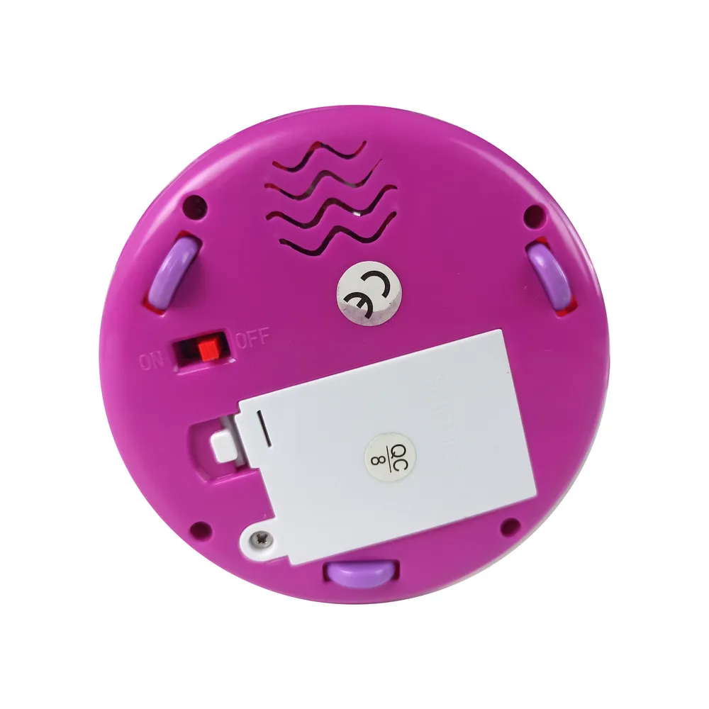 Kolorowy bębenek edukacyjny z dźwiękami i światłami